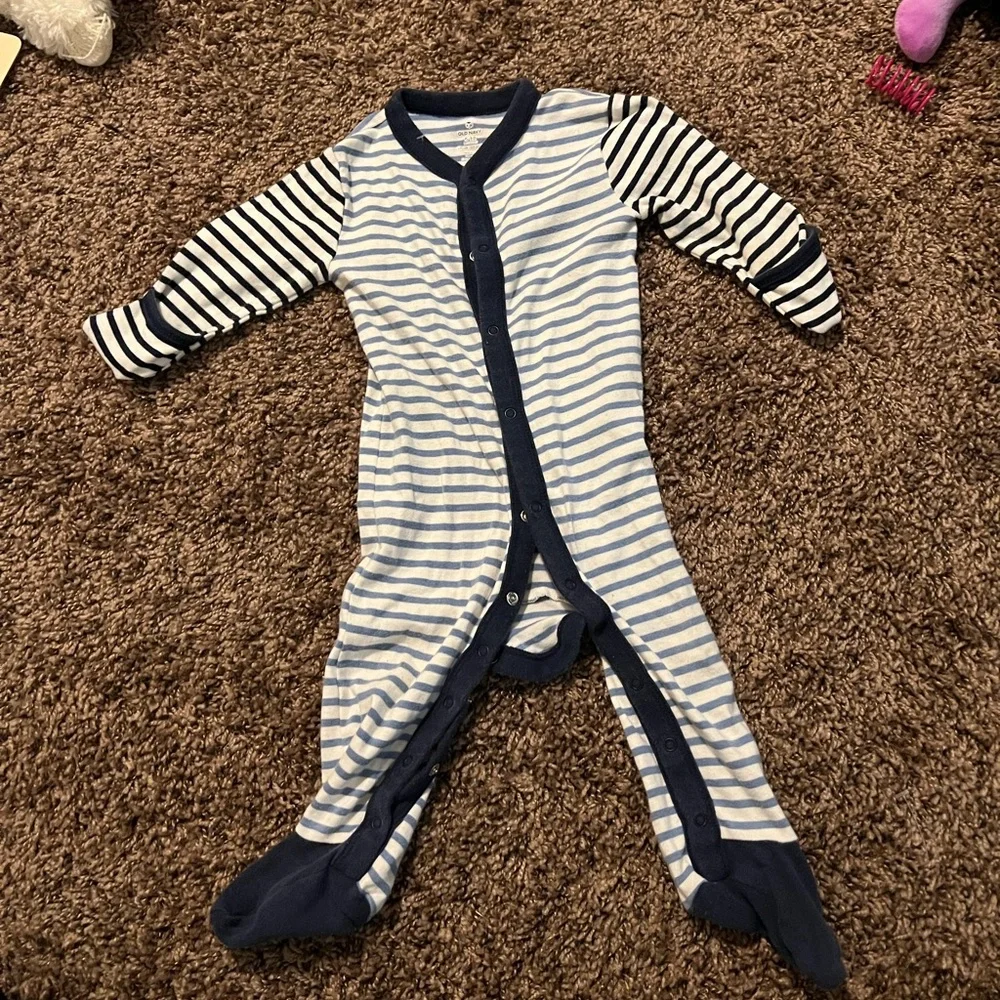 Old Navy striped onesie